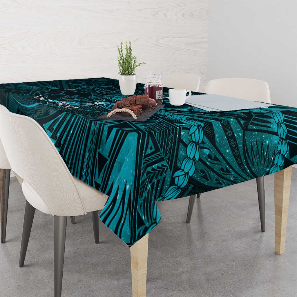 Personalised Polynesia Zodiac Sagittarius Tablecloth Galaxy Polynesian Pattern Chest Tattoo Style