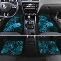 Personalised Polynesia Zodiac Aquarius Car Mats Galaxy Polynesian Pattern Chest Tattoo Style