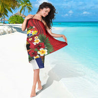 Hawaii And Tonga Sarong Shark Tattoo With Tongan Coat Of Arms
