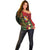 Hawaii And Tonga Off Shoulder Sweater King Kamehameha Tribal Ngatu Pattern