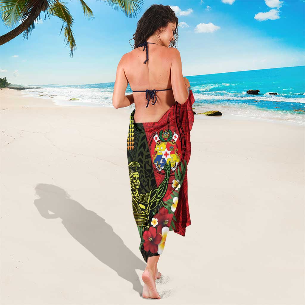 Hawaii And Tonga Sarong King Kamehameha Tribal Ngatu Pattern