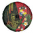 Hawaii And Tonga Spare Tire Cover King Kamehameha Tribal Ngatu Pattern
