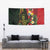 Hawaii And Tonga Tapestry King Kamehameha Tribal Ngatu Pattern