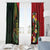 Hawaii And Tonga Window Curtain King Kamehameha Tribal Ngatu Pattern