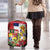 Hawaii And Tonga Luggage Cover King Kalakaua Tribal Gecko Tongan Ngatu