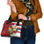 Hawaii And Tonga Shoulder Handbag King Kalakaua Tribal Gecko Tongan Ngatu