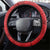 Hawaii And Tonga Steering Wheel Cover King Kalakaua Tribal Gecko Tongan Ngatu