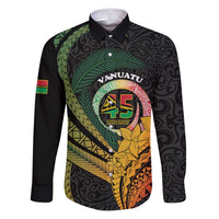 Personalised Vanuatu Independence Day Family Matching Puletasi and Hawaiian Shirt July 30 Pig Tusk Long God Yumi Stanap