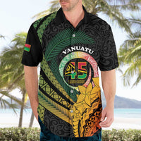 Personalised Vanuatu Independence Day Hawaiian Shirt July 30 Pig Tusk Long God Yumi Stanap