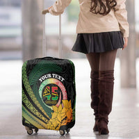 Personalised Vanuatu Independence Day Luggage Cover July 30 Pig Tusk Long God Yumi Stanap