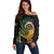 Personalised Vanuatu Independence Day Off Shoulder Sweater July 30 Pig Tusk Long God Yumi Stanap