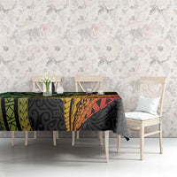 Personalised Vanuatu Independence Day Tablecloth July 30 Pig Tusk Long God Yumi Stanap