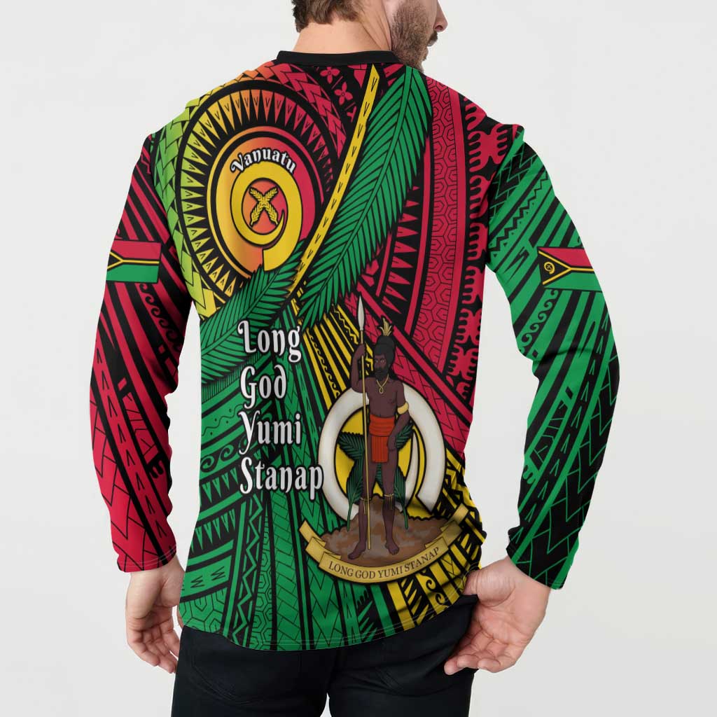 Halo Vanuatu Button Sweatshirt Happy 45th Independence Anniversary