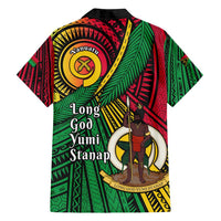 Halo Vanuatu Family Matching Tank Maxi Dress and Hawaiian Shirt Happy 45th Independence Anniversary LT14 - Polynesian Pride