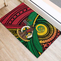 Halo Vanuatu Rubber Doormat Happy 45th Independence Anniversary