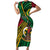 Halo Vanuatu Short Sleeve Bodycon Dress Happy 45th Independence Anniversary
