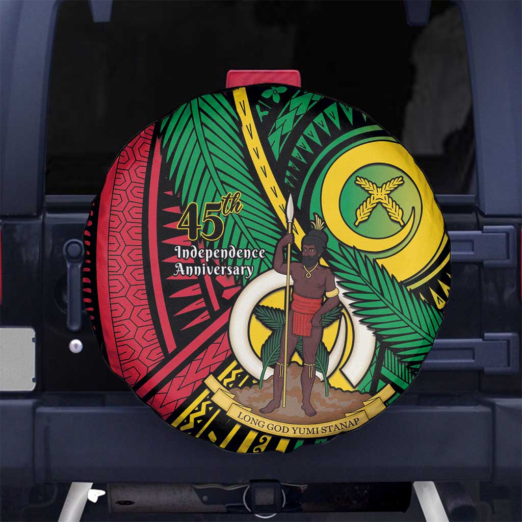 Halo Vanuatu Spare Tire Cover Happy 45th Independence Anniversary