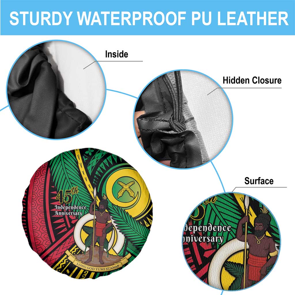 Halo Vanuatu Spare Tire Cover Happy 45th Independence Anniversary