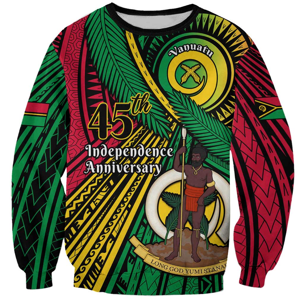 Halo Vanuatu Sweatshirt Happy 45th Independence Anniversary