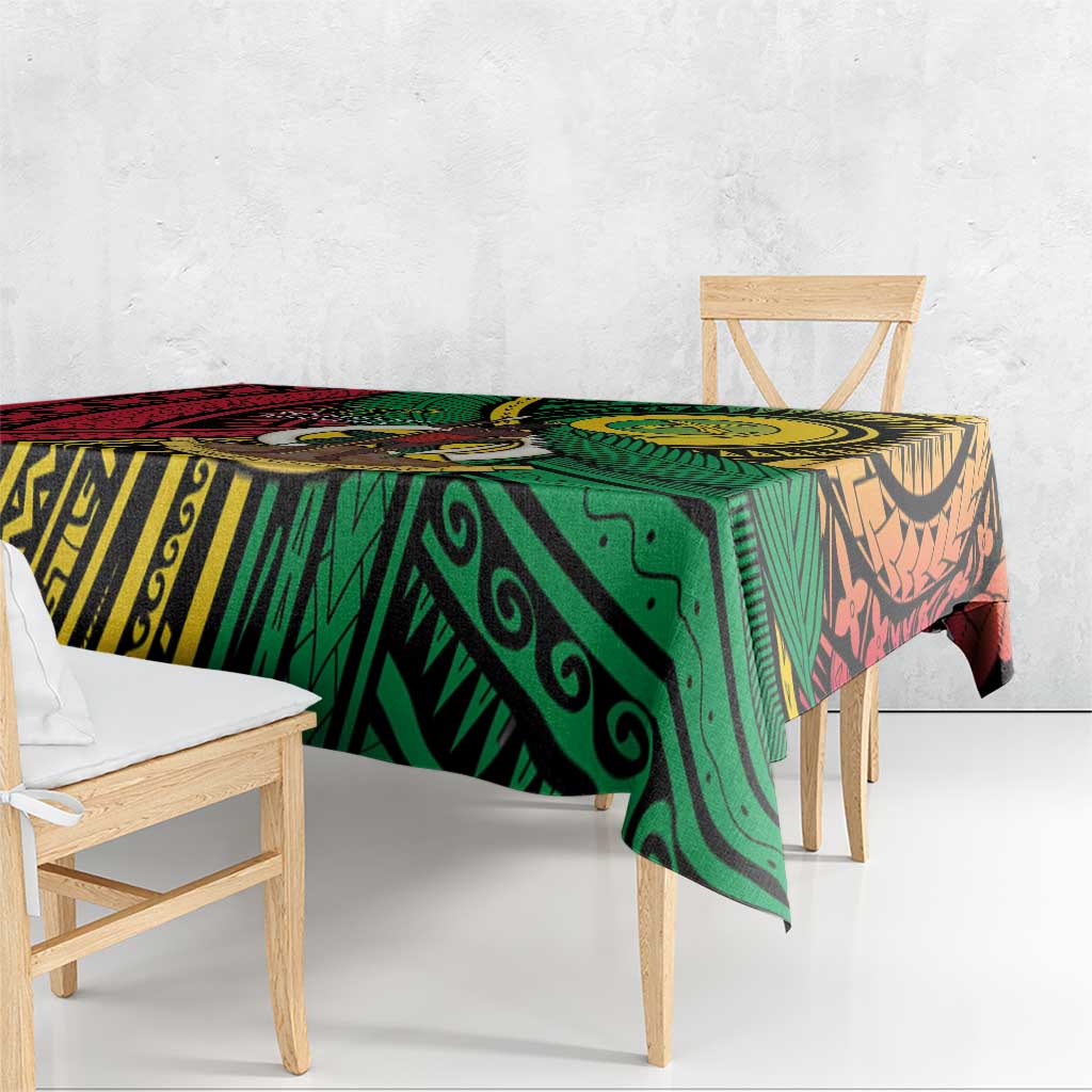 Halo Vanuatu Tablecloth Happy 45th Independence Anniversary