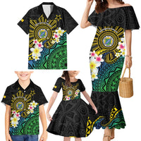Lalawigan ng Palawan Family Matching Mermaid Dress and Hawaiian Shirt Philippines Province Land of Promise LT14 - Polynesian Pride