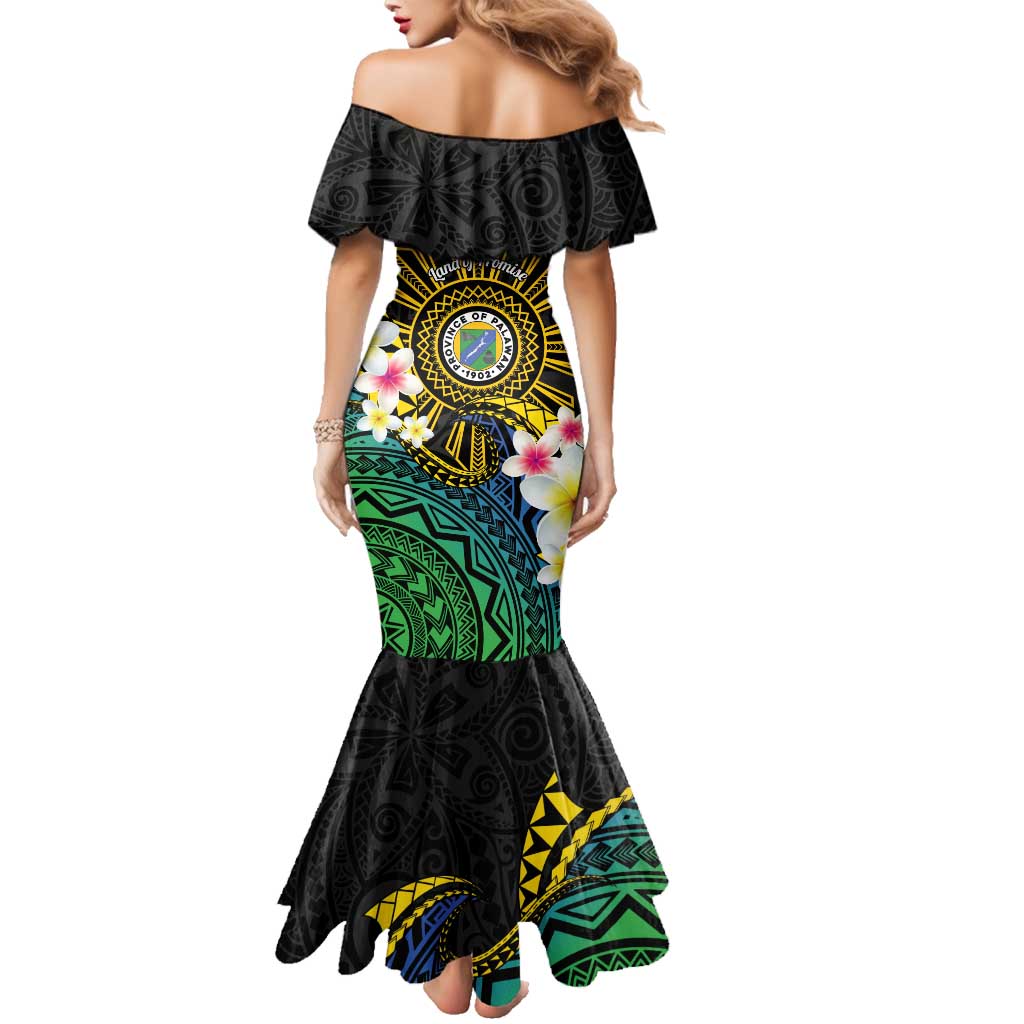 Lalawigan ng Palawan Family Matching Mermaid Dress and Hawaiian Shirt Philippines Province Land of Promise LT14 - Polynesian Pride