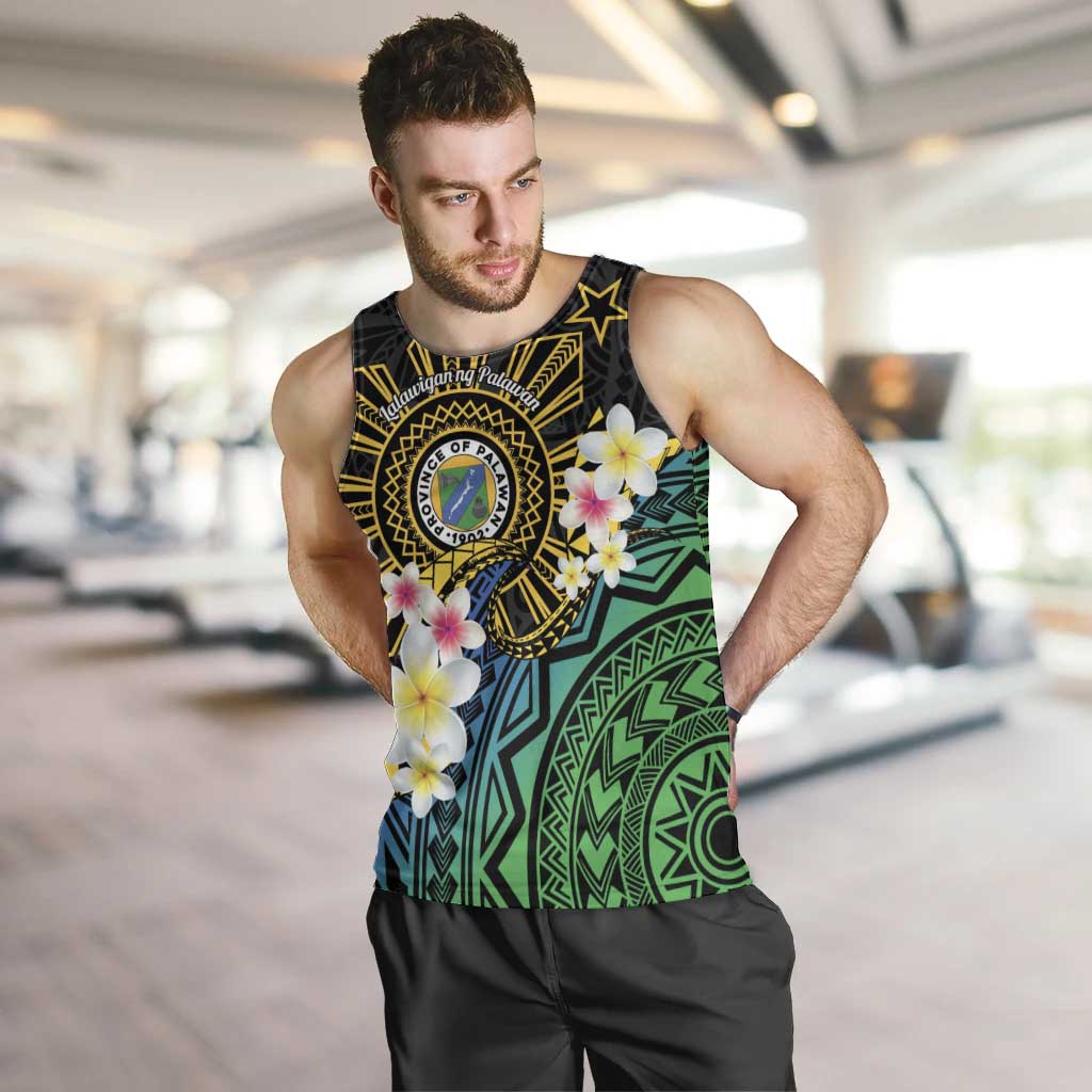 Lalawigan ng Palawan Men Tank Top Philippines Province Land of Promise