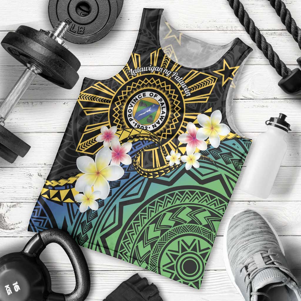 Lalawigan ng Palawan Men Tank Top Philippines Province Land of Promise