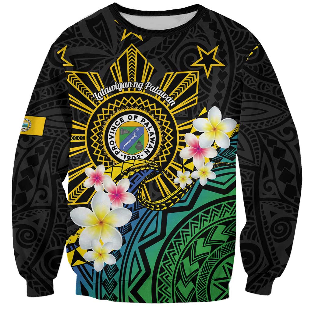 Lalawigan ng Palawan Sweatshirt Philippines Province Land of Promise LT14 Unisex Black - Polynesian Pride