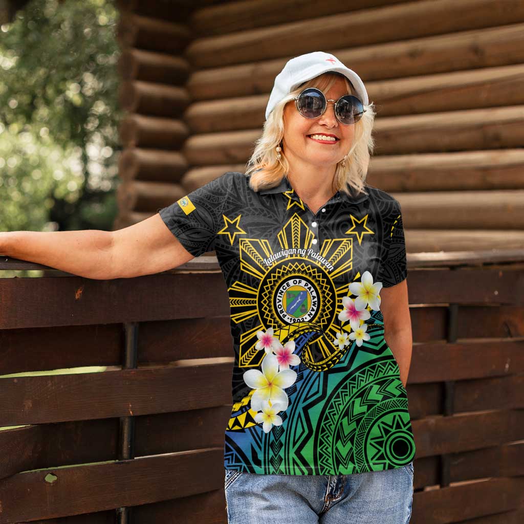 Lalawigan ng Palawan Women Polo Shirt Philippines Province Land of Promise LT14 - Polynesian Pride