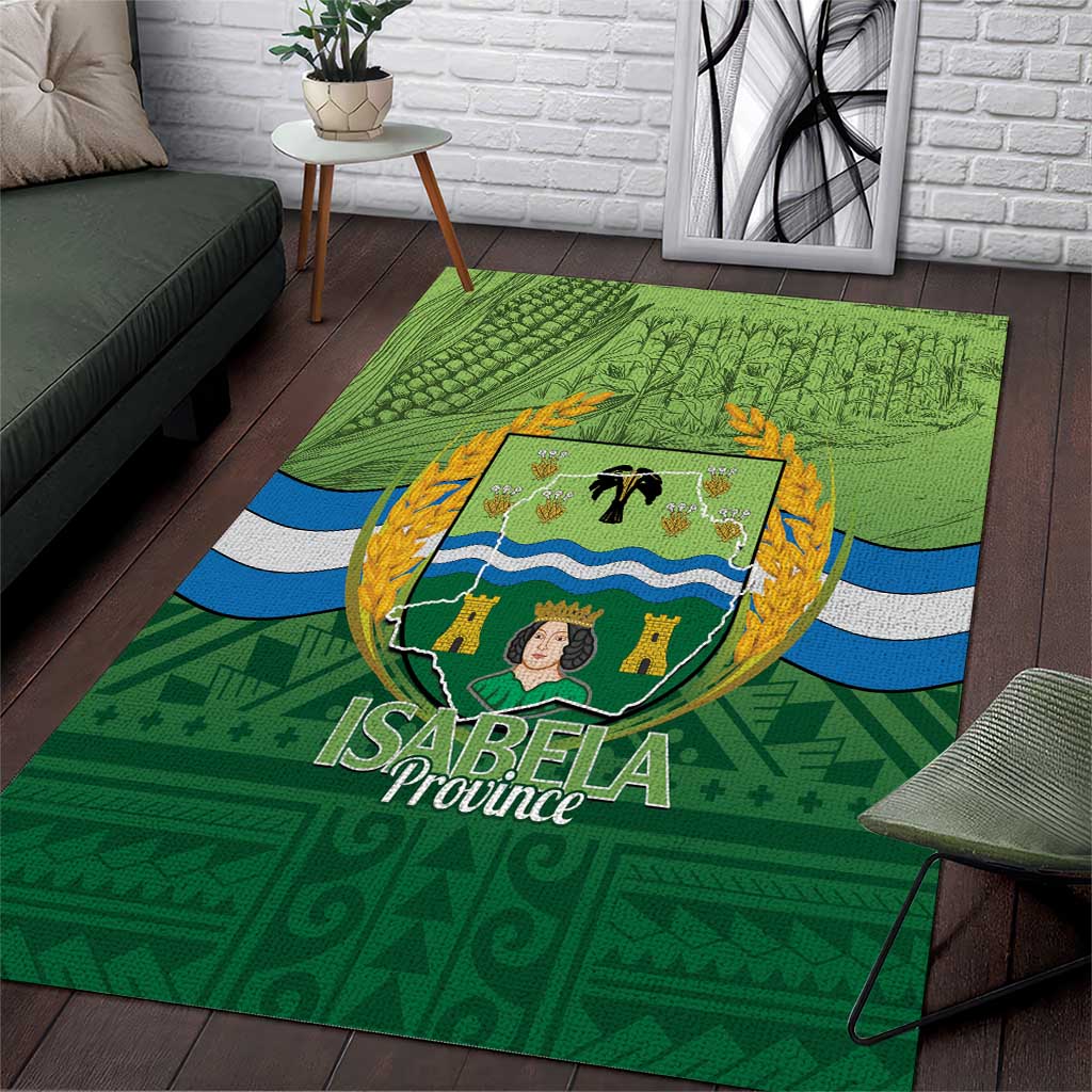 Isabela Philippines Area Rug Queen Province Of The North LT14 Green - Polynesian Pride
