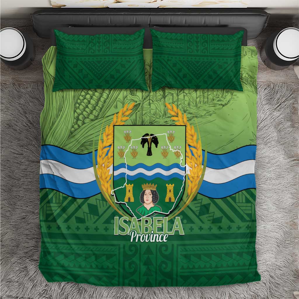 Isabela Philippines Bedding Set Queen Province Of The North LT14 Green - Polynesian Pride
