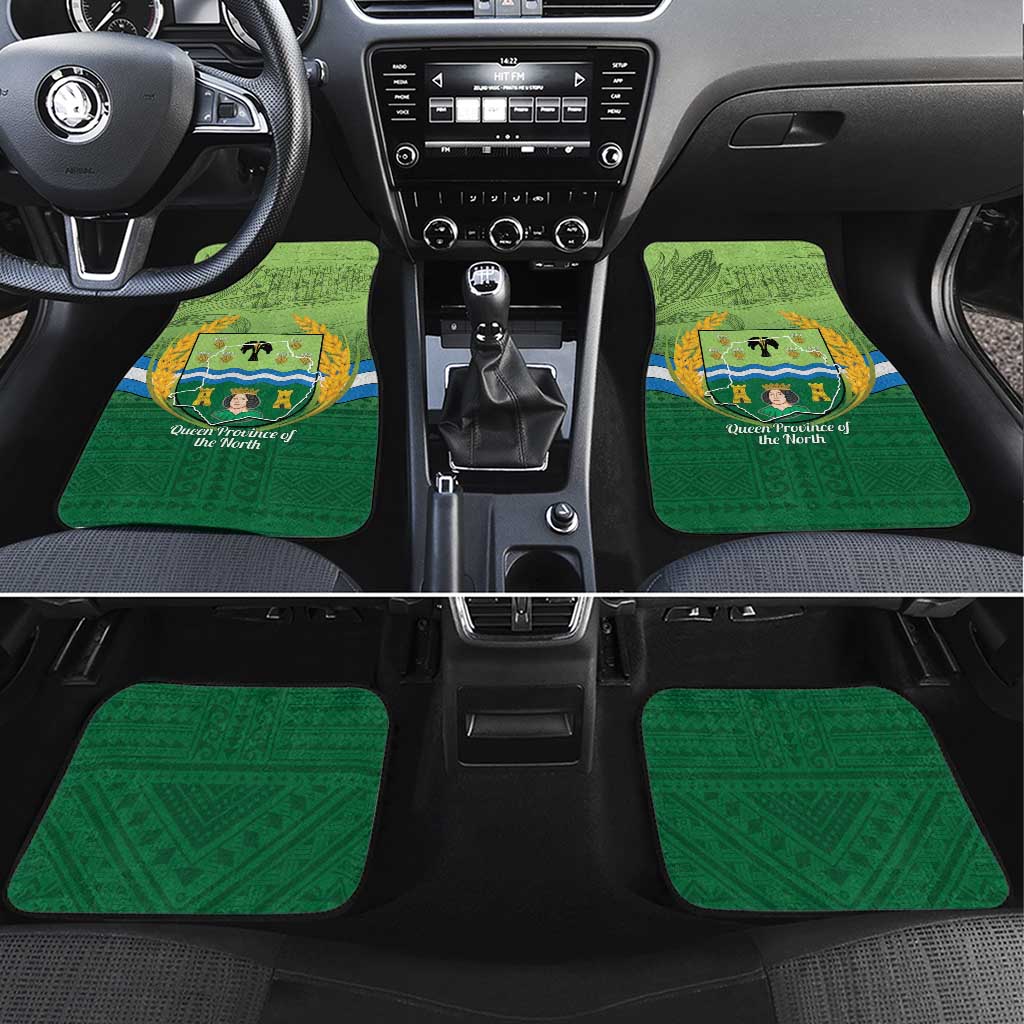 Isabela Philippines Car Mats Queen Province Of The North LT14 Set 4pcs Green - Polynesian Pride