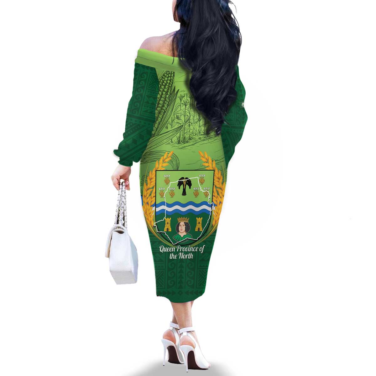 Isabela Philippines Family Matching Off The Shoulder Long Sleeve Dress and Hawaiian Shirt Queen Province Of The North LT14 - Polynesian Pride