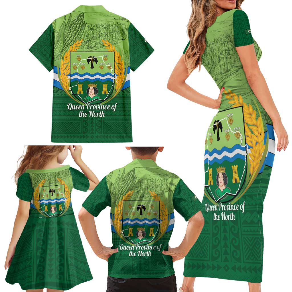 Isabela Philippines Family Matching Short Sleeve Bodycon Dress and Hawaiian Shirt Queen Province Of The North LT14 - Polynesian Pride