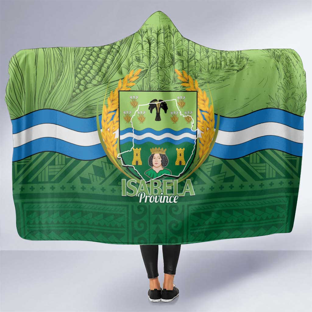 Isabela Philippines Hooded Blanket Queen Province Of The North LT14 One Size Green - Polynesian Pride