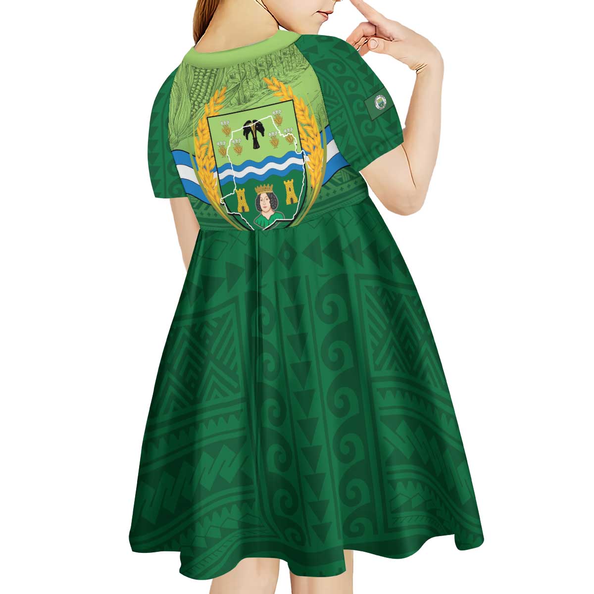Isabela Philippines Kid Short Sleeve Dress Queen Province Of The North
