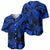 Personalised Polynesian Baseball Jersey Tribal Honu Turtle with Hibiscus Blue Version LT14 - Polynesian Pride