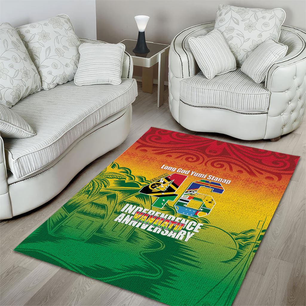 Vanuatu Indipendens Dei Area Rug Yumi 46th Independence Anniversary