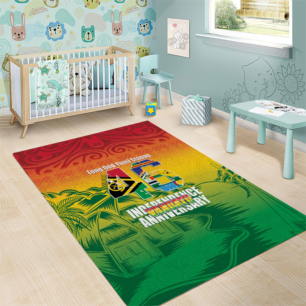 Vanuatu Indipendens Dei Area Rug Yumi 46th Independence Anniversary
