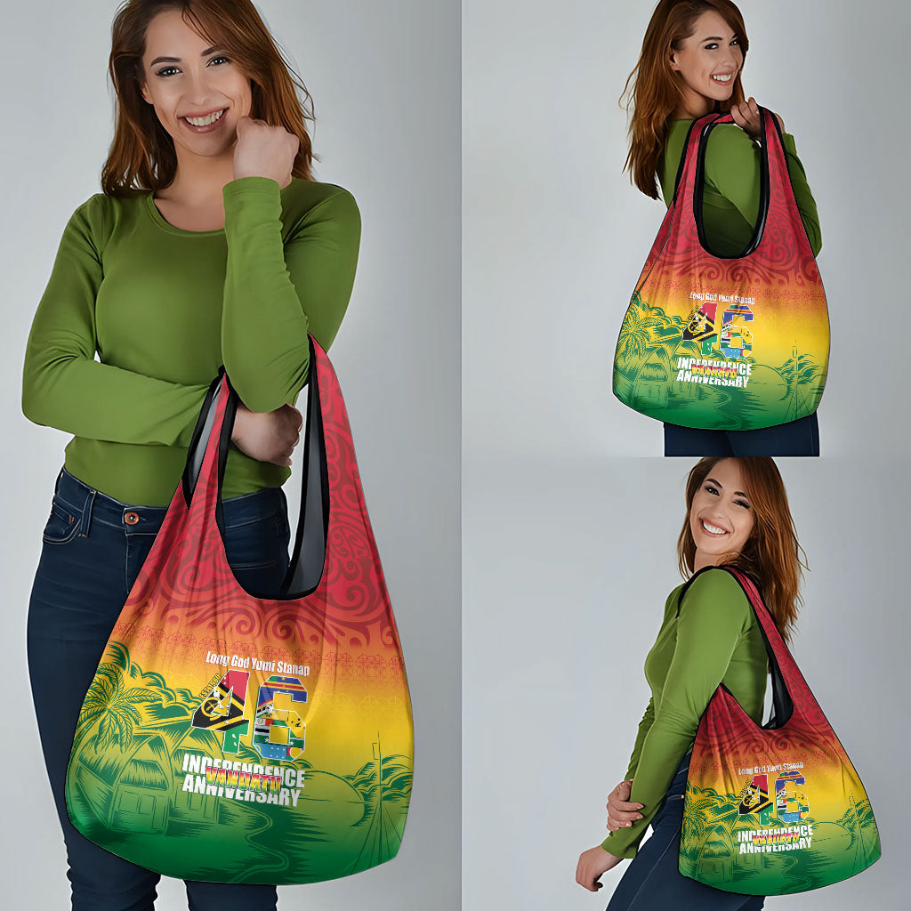 Vanuatu Indipendens Dei Grocery Bag Yumi 46th Independence Anniversary