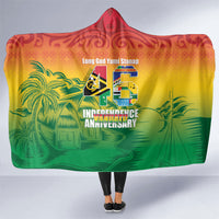 Vanuatu Indipendens Dei Hooded Blanket Yumi 46th Independence Anniversary
