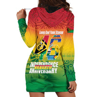 Vanuatu Indipendens Dei Hoodie Dress Yumi 46th Independence Anniversary