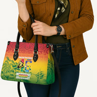 Vanuatu Indipendens Dei Leather Bag Yumi 46th Independence Anniversary