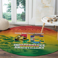 Vanuatu Indipendens Dei Round Carpet Yumi 46th Independence Anniversary