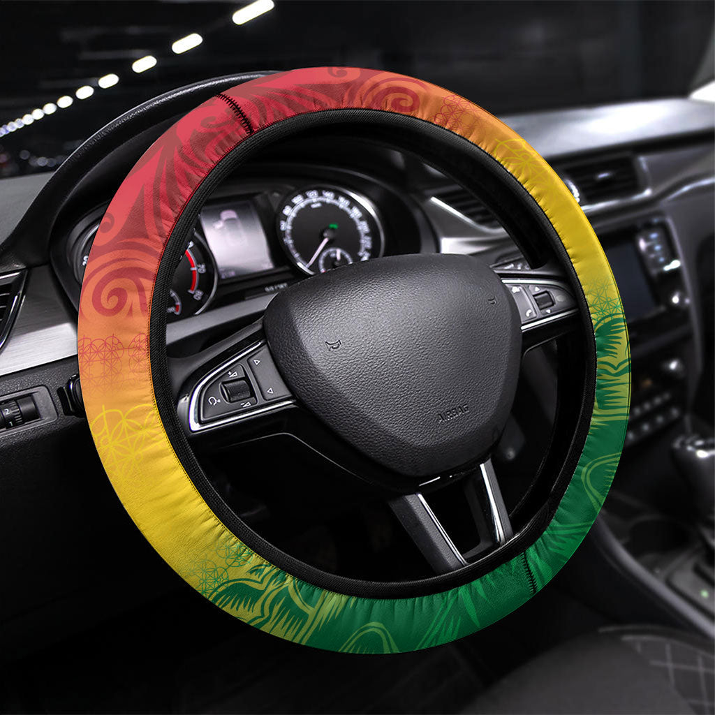 Vanuatu Indipendens Dei Steering Wheel Cover Yumi 46th Independence Anniversary