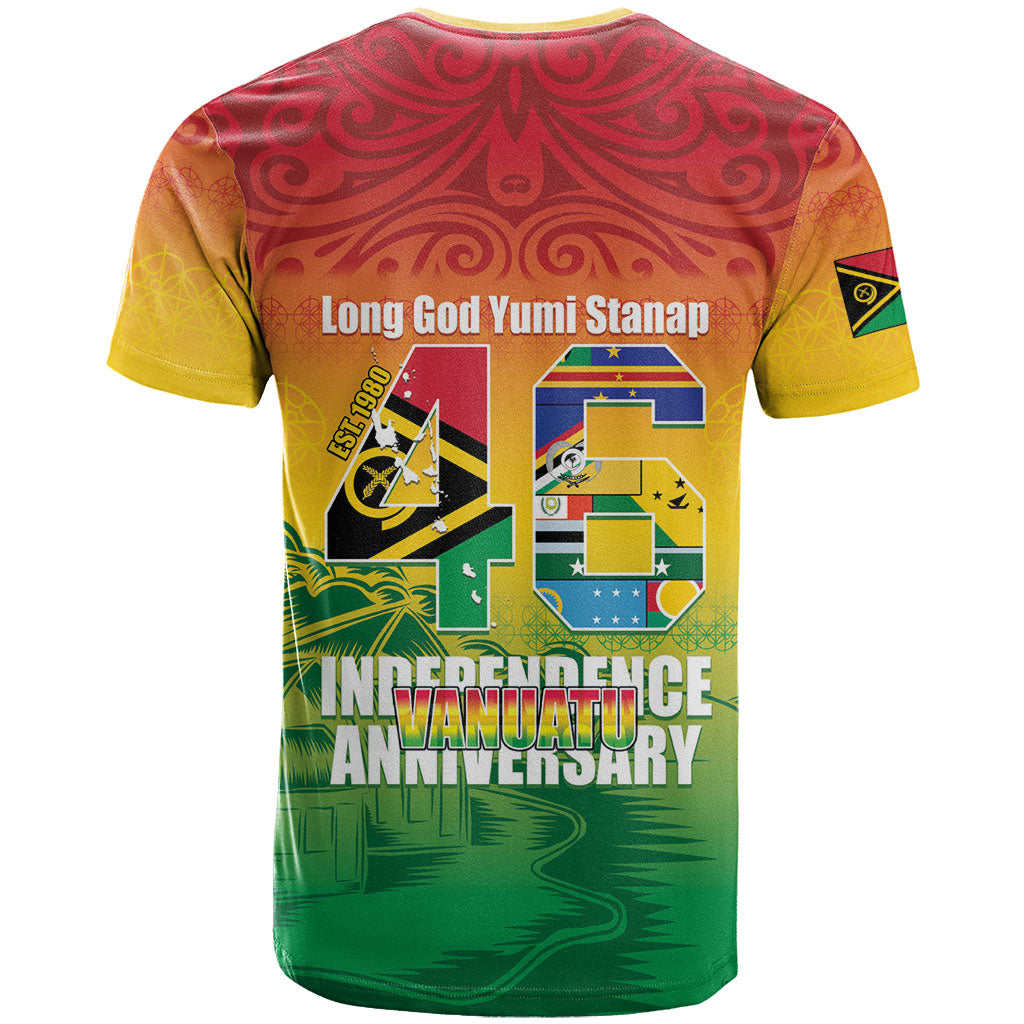 Vanuatu Indipendens Dei T Shirt Yumi 46th Independence Anniversary