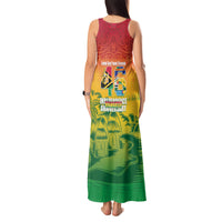 Vanuatu Indipendens Dei Tank Maxi Dress Yumi 46th Independence Anniversary