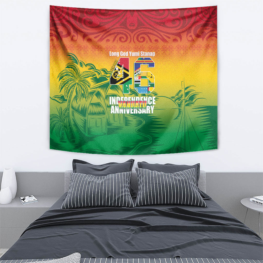 Vanuatu Indipendens Dei Tapestry Yumi 46th Independence Anniversary