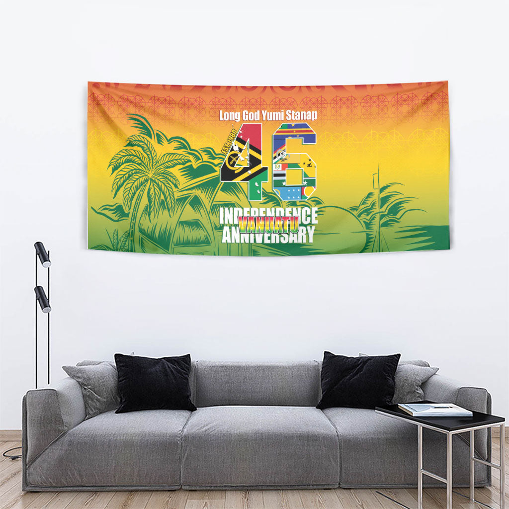 Vanuatu Indipendens Dei Tapestry Yumi 46th Independence Anniversary